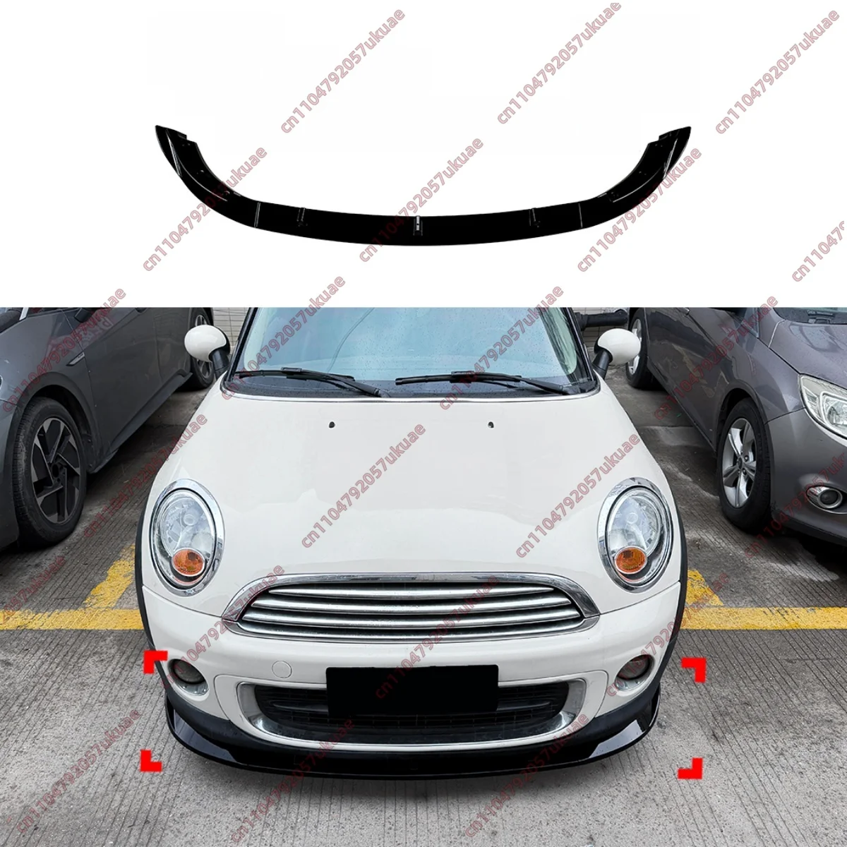 Front Bumper Lip Splitter for Mini R56 R56 Facelift 2011-2014 Guard Protective Chin Glossy Black ABS Cover Body Kits Trim Tuing
Front Bumper Lip Splitter for Mini R56 R56 Facelift 2011-2014 Guard Protective Chin Glossy Black ABS Cover Body Kits Trim Tuing