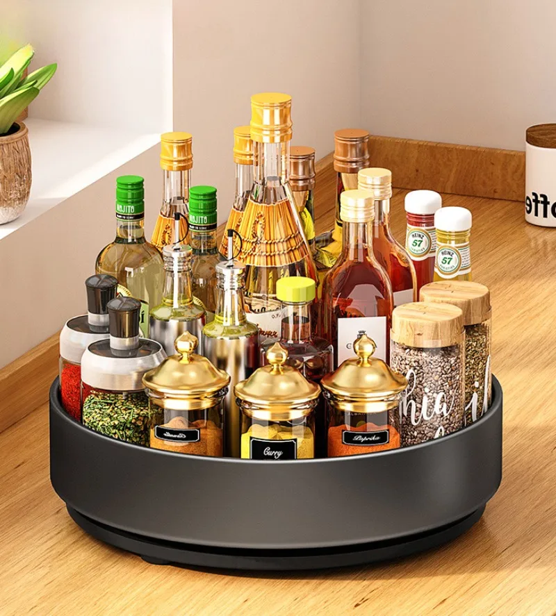 Kitchen Household 360-degree Circular Rotating Seasoning Rack Countertop Oil Salt Sauce Vinegar Storage Turntable
Kitchen Household 360-degree Circular Rotating Seasoning Rack Countertop Oil Salt Sauce Vinegar Storage Turntable