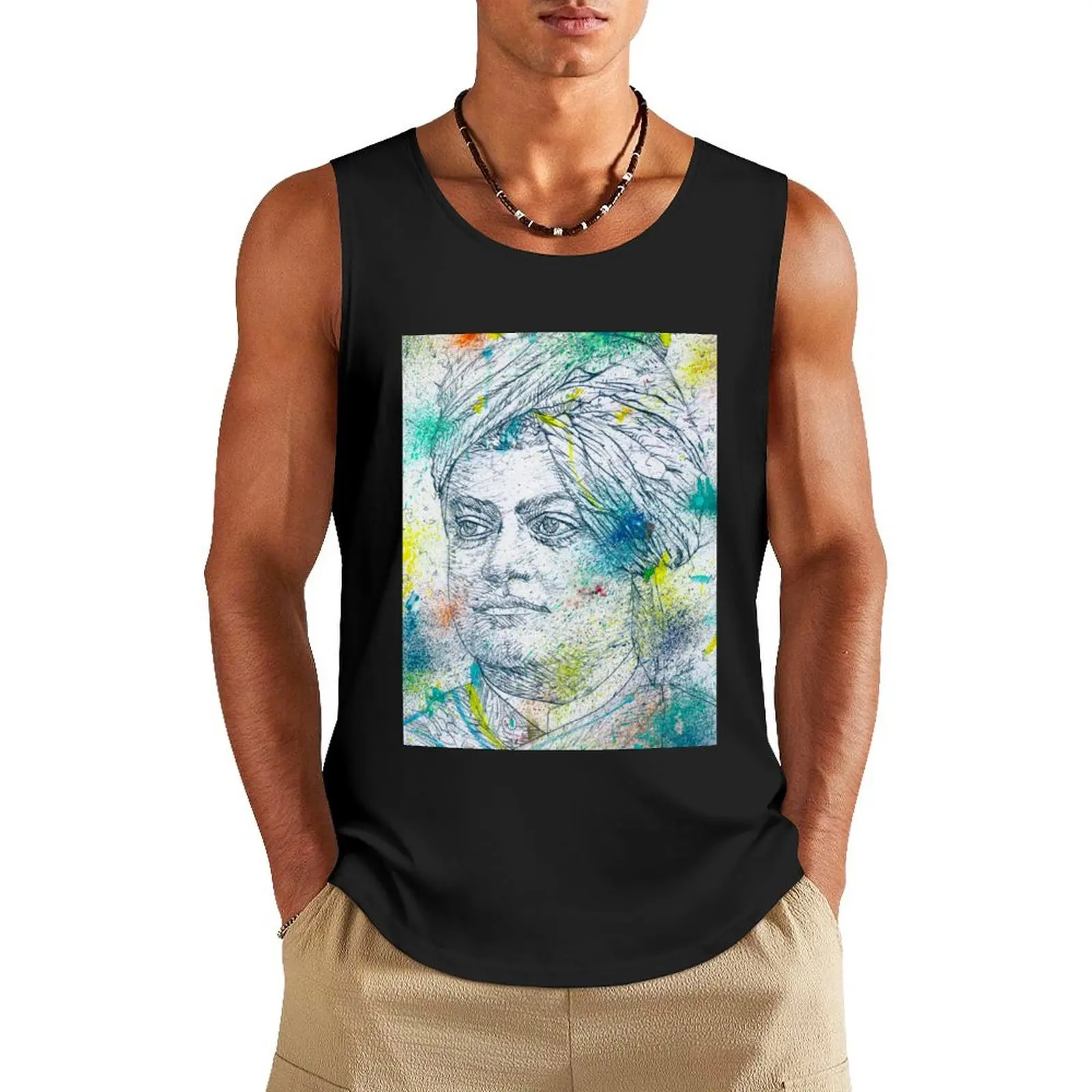 SWAMI VIVEKANANDA - watercolor and pencil portrait .1 Tank Top summer 2025 sleeveless tshirts for men
SWAMI VIVEKANANDA - watercolor and pencil portrait .1 Tank Top summer 2025 sleeveless tshirts for men