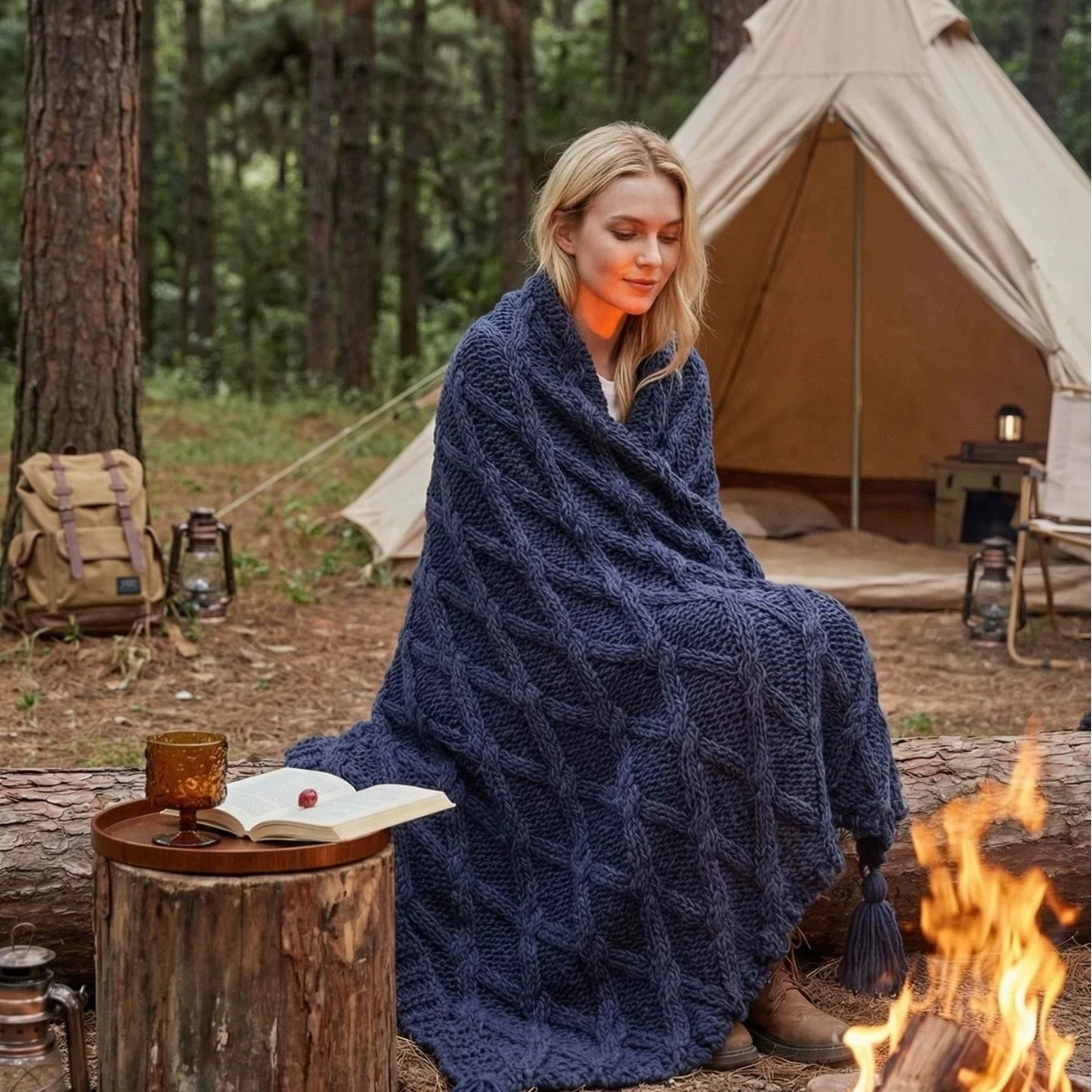 Luxury Fluffy Knitted Blanket Plush Comfortable Thickened and Warm Soft Sofa Throw Blanket for Air-Conditioned Room and Outdoor
Luxury Fluffy Knitted Blanket Plush Comfortable Thickened and Warm Soft Sofa Throw Blanket for Air-Conditioned Room and Outdoor