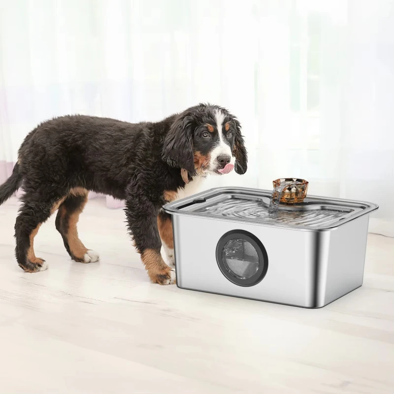 Wholesale Pet Supplies Automatic Pet Fountain Stainless Steel 12L Ultra Quiet Household
Wholesale Pet Supplies Automatic Pet Fountain Stainless Steel 12L Ultra Quiet Household