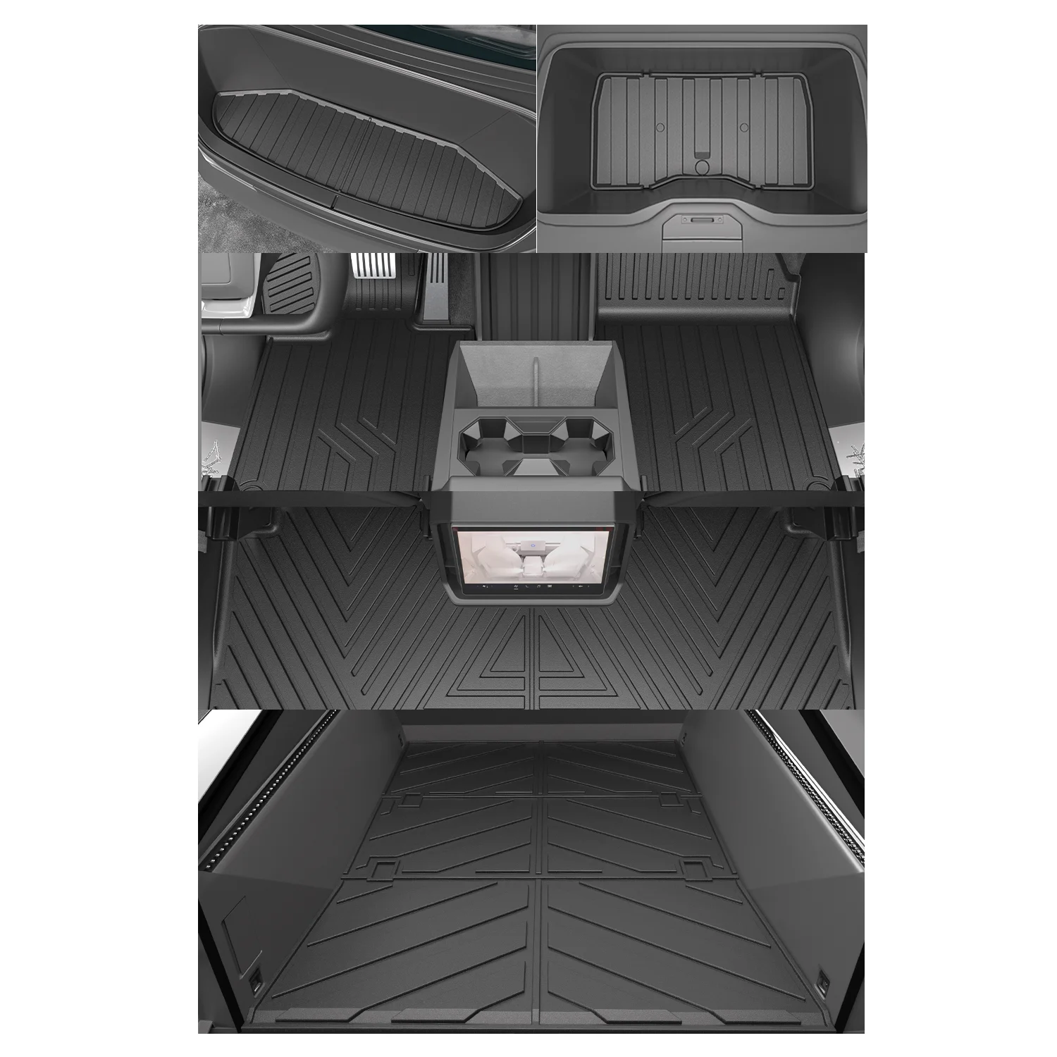 Truck Bed Mat Rear Storage Mat Front Trunk Liner Floor Mat Compatible With 2023-2024 Cybertruck TPE Floor Liner
Truck Bed Mat Rear Storage Mat Front Trunk Liner Floor Mat Compatible With 2023-2024 Cybertruck TPE Floor Liner