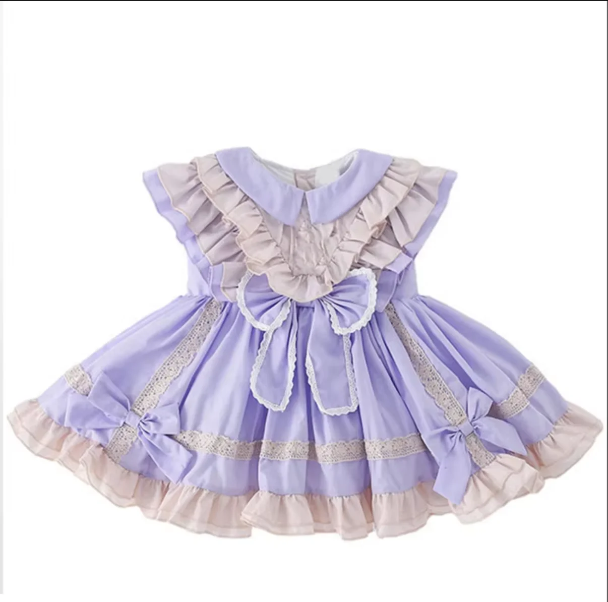 Lapel Satin Lace Bow Hot Sale Maid Girl Cute Lilac Stitching Cosplay Costume Custom
Lapel Satin Lace Bow Hot Sale Maid Girl Cute Lilac Stitching Cosplay Costume Custom
