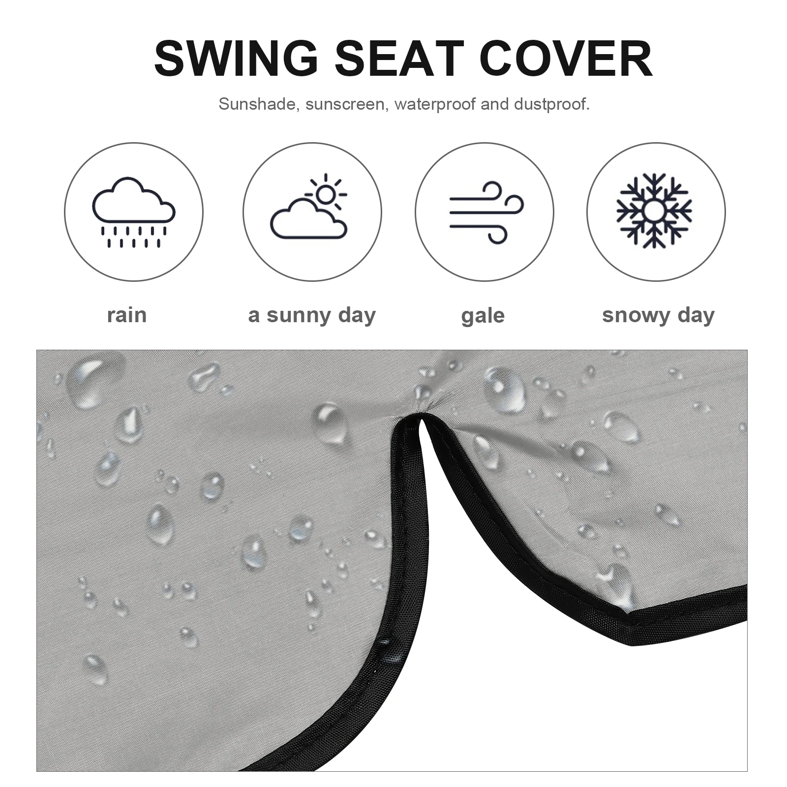Outdoor Swing Seat Cover Weatherproof Dustproof 190T Polyester Thick Wear Resistant UV Protection Beach Chairs Outdoor
Outdoor Swing Seat Cover Weatherproof Dustproof 190T Polyester Thick Wear Resistant UV Protection Beach Chairs Outdoor