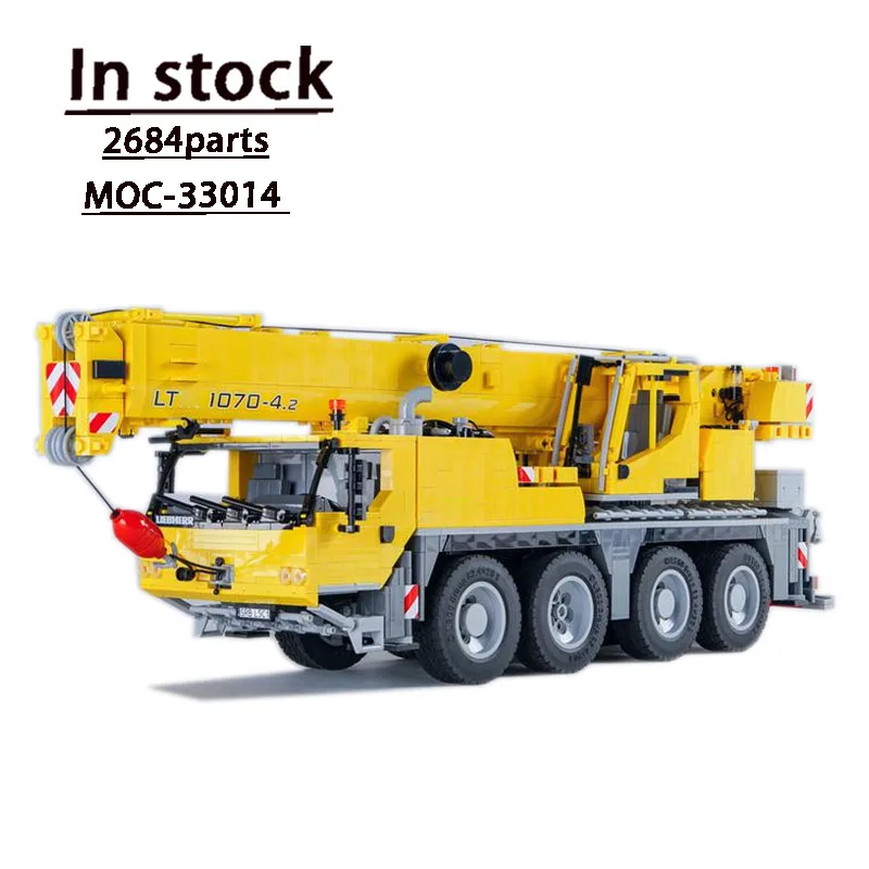 MOC-33014 New Product 1070-4.2 Urban Construction Crane Assembly Splicing Building Block Model •2684 Parts Children's Toys Gifts
MOC-33014 New Product 1070-4.2 Urban Construction Crane Assembly Splicing Building Block Model •2684 Parts Children's Toys Gifts