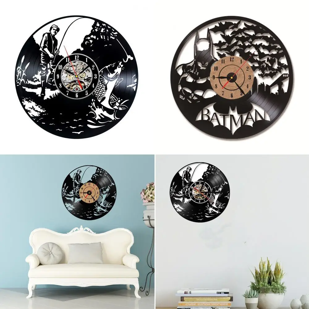 Ретро круглые полые рыбацкие виниловые пластинки часы креативные настенные часы ручной работы настенное художественное украшение
Ретро круглые полые рыбацкие виниловые пластинки часы креативные настенные часы ручной работы настенное художественное украшение