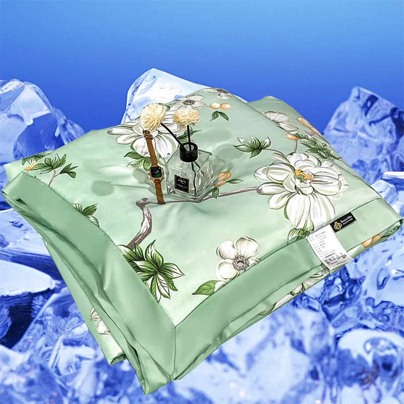 Summer Cool Quilt Soft and Cool Blanket Washable Quilt Ice Silk Air Conditioning Satin Single Double Bedroom Bed Thin Quilts
Summer Cool Quilt Soft and Cool Blanket Washable Quilt Ice Silk Air Conditioning Satin Single Double Bedroom Bed Thin Quilts