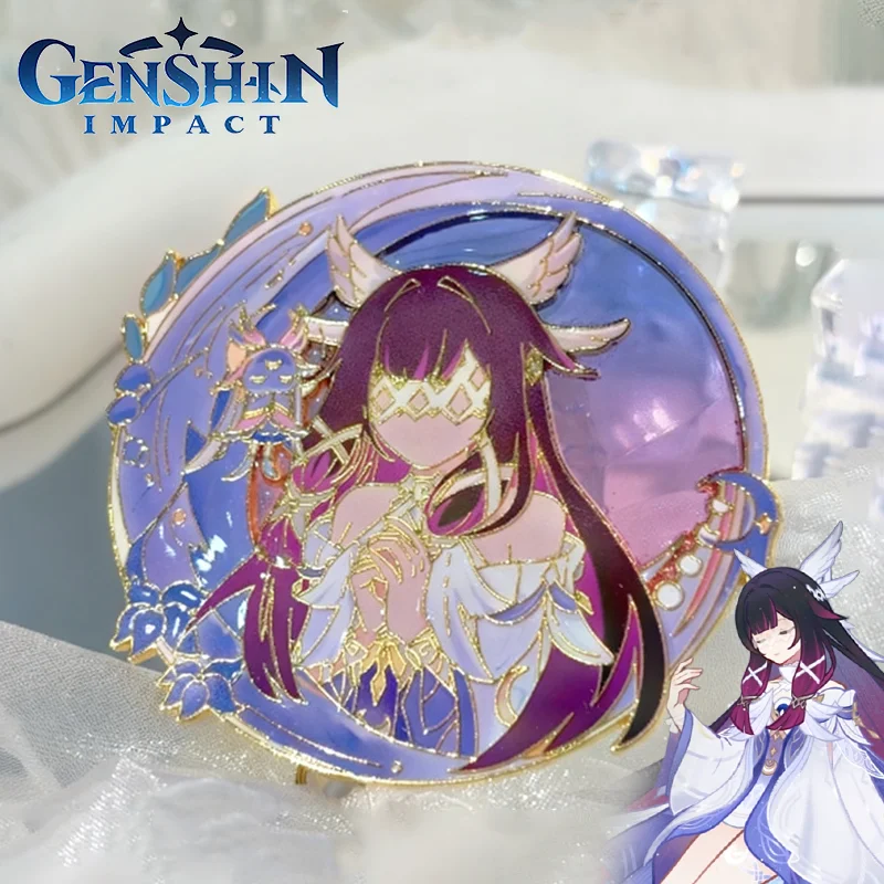 Game Genshin Impact Columbina Moon Maiden Cosplay Badge Brooch Figure Lapel Pins Collection Bag Backpack Accessories Cute Prop
Game Genshin Impact Columbina Moon Maiden Cosplay Badge Brooch Figure Lapel Pins Collection Bag Backpack Accessories Cute Prop