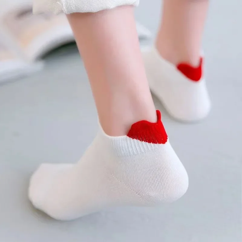 Women'S Socks Heart-Shaped Cotton Socks Low Tube Solid Color Sport Absorb Sweat Short Tube Stockings For Women Red Heart Handle
Women'S Socks Heart-Shaped Cotton Socks Low Tube Solid Color Sport Absorb Sweat Short Tube Stockings For Women Red Heart Handle