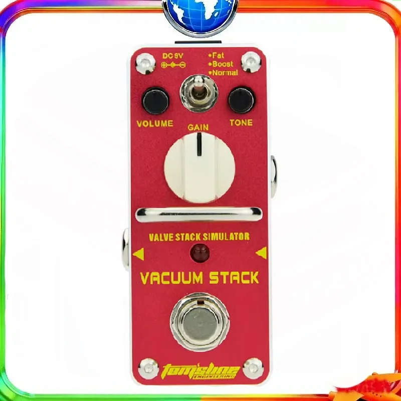 Aroma AVS-3 VACUUM STACK Педаль эффектов для электрогитары True Bypass Simulator Педаль Ламповый усилитель Симулятор Запчасти и аксессуары для гитары
Aroma AVS-3 VACUUM STACK Педаль эффектов для электрогитары True Bypass Simulator Педаль Ламповый усилитель Симулятор Запчасти и аксессуары для гитары