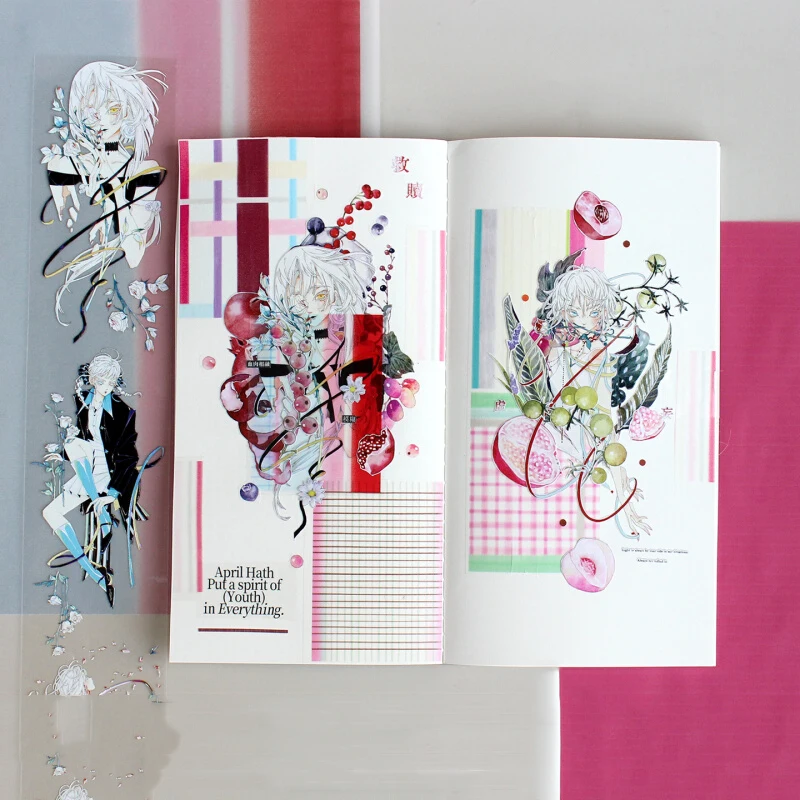 60 мм * 10 м Thorny Love Series, винтажный персонаж, цветочный пейзаж, ПЭТ-лента, креативный материал для журнала «сделай сам», канцелярские принадлежности для коллажа
60 мм * 10 м Thorny Love Series, винтажный персонаж, цветочный пейзаж, ПЭТ-лента, креативный материал для журнала «сделай сам», канцелярские принадлежности для коллажа