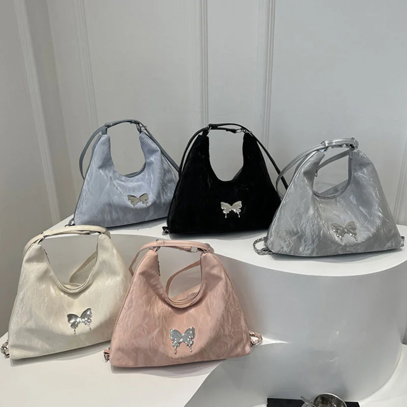 Large-capacity Butterfly Tote Bag For Women 2024 New Chain Shoulder Bag Personalized Backpack
Large-capacity Butterfly Tote Bag For Women 2024 New Chain Shoulder Bag Personalized Backpack