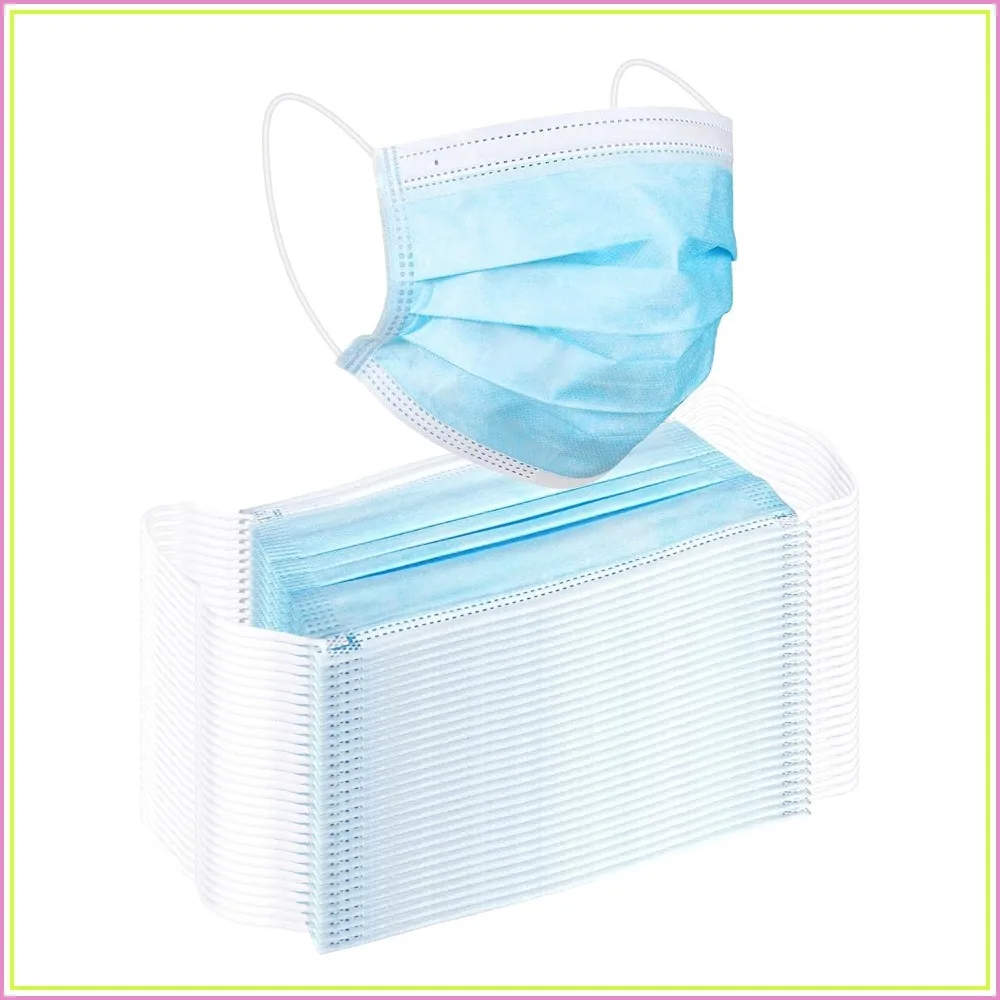 50 Pack Disposable Face Masks, 3-Ply Protective, Breathable, Comfortable for Home, Travel, Office
50 Pack Disposable Face Masks, 3-Ply Protective, Breathable, Comfortable for Home, Travel, Office