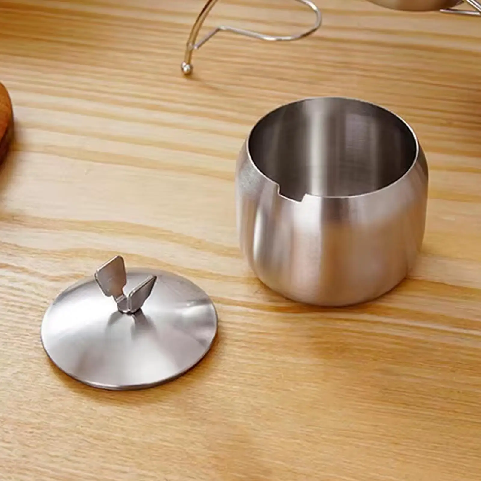 Stainless Steel Condiment Jars Condiment Canisters Pots With Lid Spoon Stainless Steel Kitchen Organization Salt Pepper Storage
Stainless Steel Condiment Jars Condiment Canisters Pots With Lid Spoon Stainless Steel Kitchen Organization Salt Pepper Storage