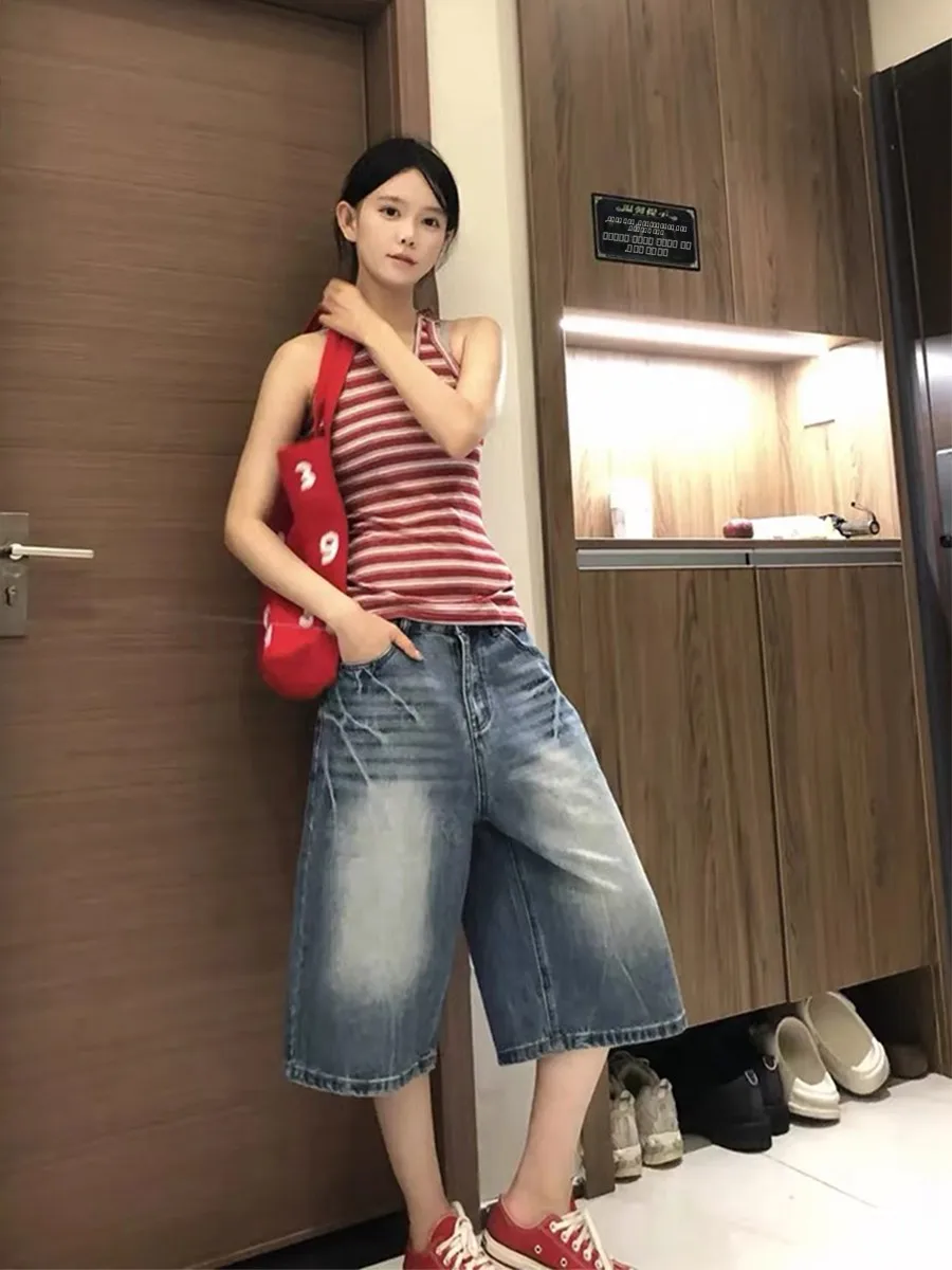 Джинсы женские летние с высокой талией, широкими штанинами, синие, свободного кроя, прямого кроя, в стиле ретро, американские, длиной до щиколотки
Джинсы женские летние с высокой талией, широкими штанинами, синие, свободного кроя, прямого кроя, в стиле ретро, американские, длиной до щиколотки