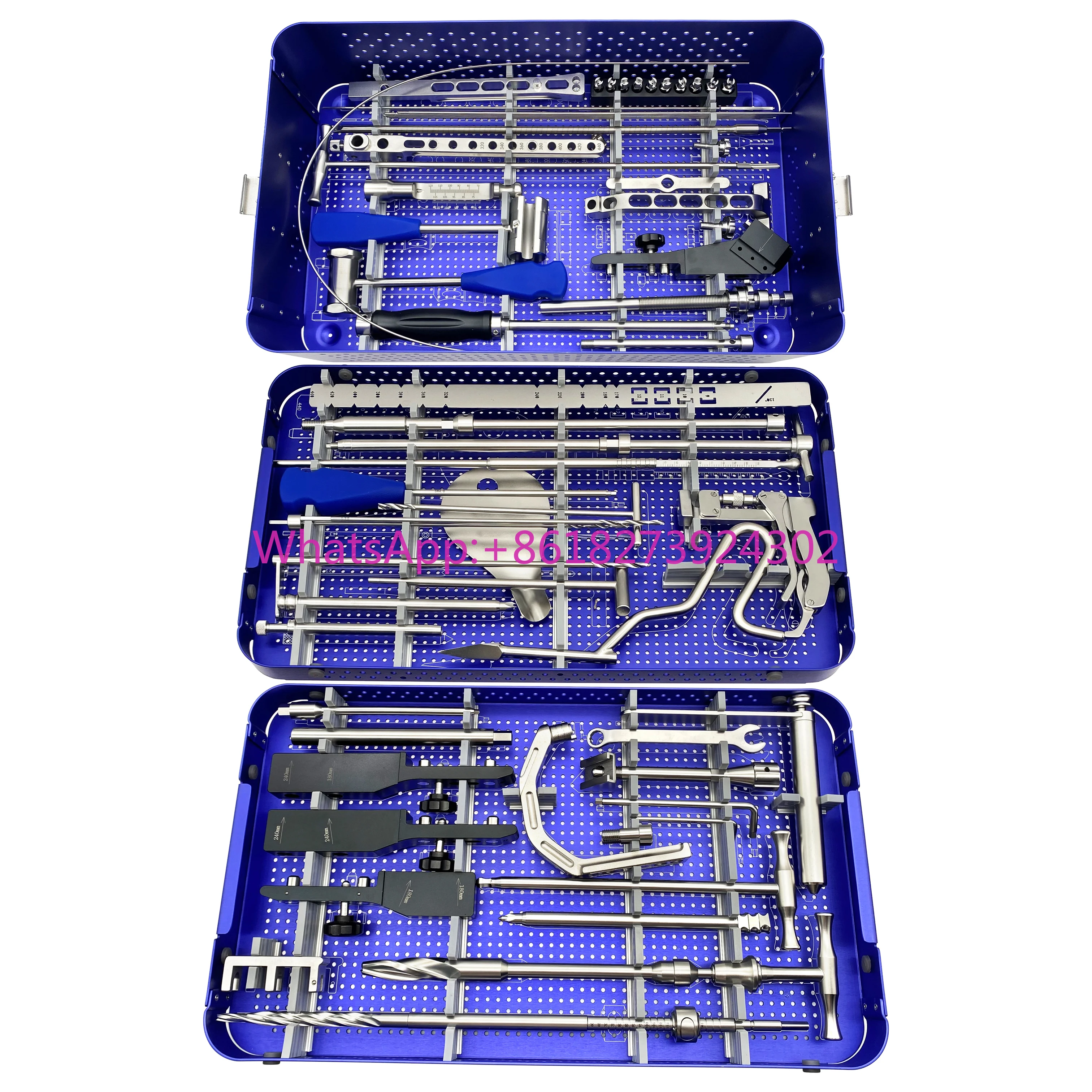 Stainless Steel Femoral Nail Instrument Set Intramedullary Nail Surgical Instruments Set Instrument
Stainless Steel Femoral Nail Instrument Set Intramedullary Nail Surgical Instruments Set Instrument