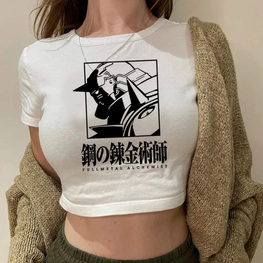 Fullmetal Alchemist crop top 2025 cute gothic babydoll Slim Fit Cute 2000s girls tshirt
Fullmetal Alchemist crop top 2025 cute gothic babydoll Slim Fit Cute 2000s girls tshirt