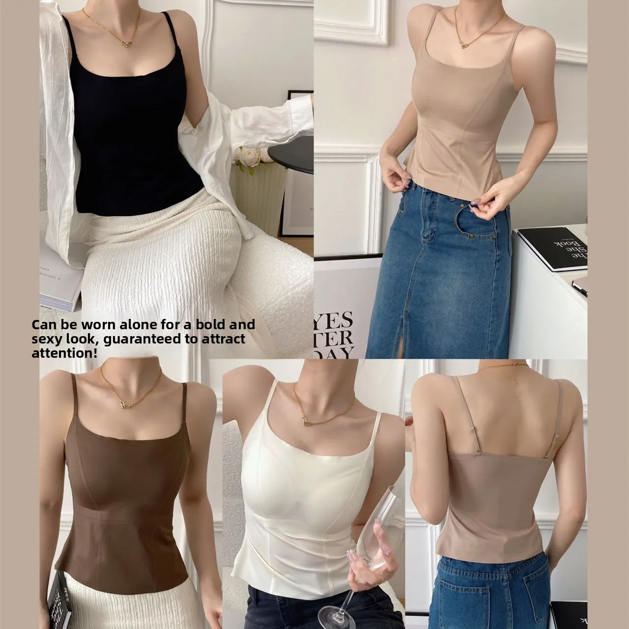 Nude Feeling Strapless Bra with Chest Pad Integrated Anti-Light Vest Outdoor Wear Casual Style Underwear for Women
Nude Feeling Strapless Bra with Chest Pad Integrated Anti-Light Vest Outdoor Wear Casual Style Underwear for Women