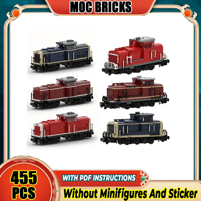Модель городской поезда Moc, строительные кирпичи DB-Baureihe V60 V100, блоки с технологией локомотива, подарки, рождественские игрушки, наборы «сделай сам», сборка
Модель городской поезда Moc, строительные кирпичи DB-Baureihe V60 V100, блоки с технологией локомотива, подарки, рождественские игрушки, наборы «сделай сам», сборка