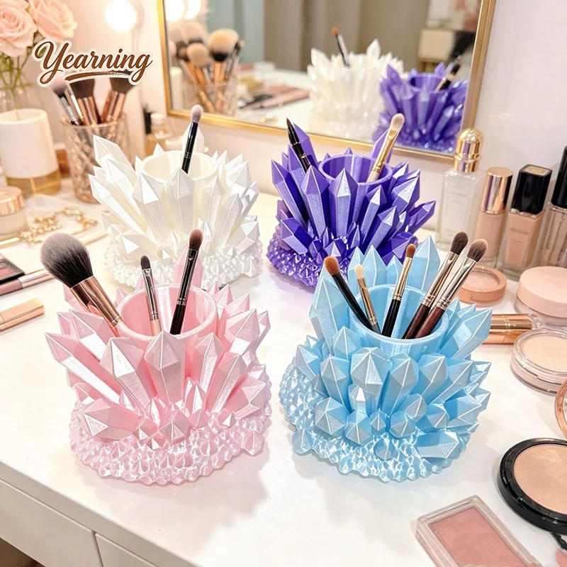 3D Printed Crystal Glam Girly Storage Pen Holder Makeup Organizer Desktop Decorative Box for Bedroom Office
3D Printed Crystal Glam Girly Storage Pen Holder Makeup Organizer Desktop Decorative Box for Bedroom Office