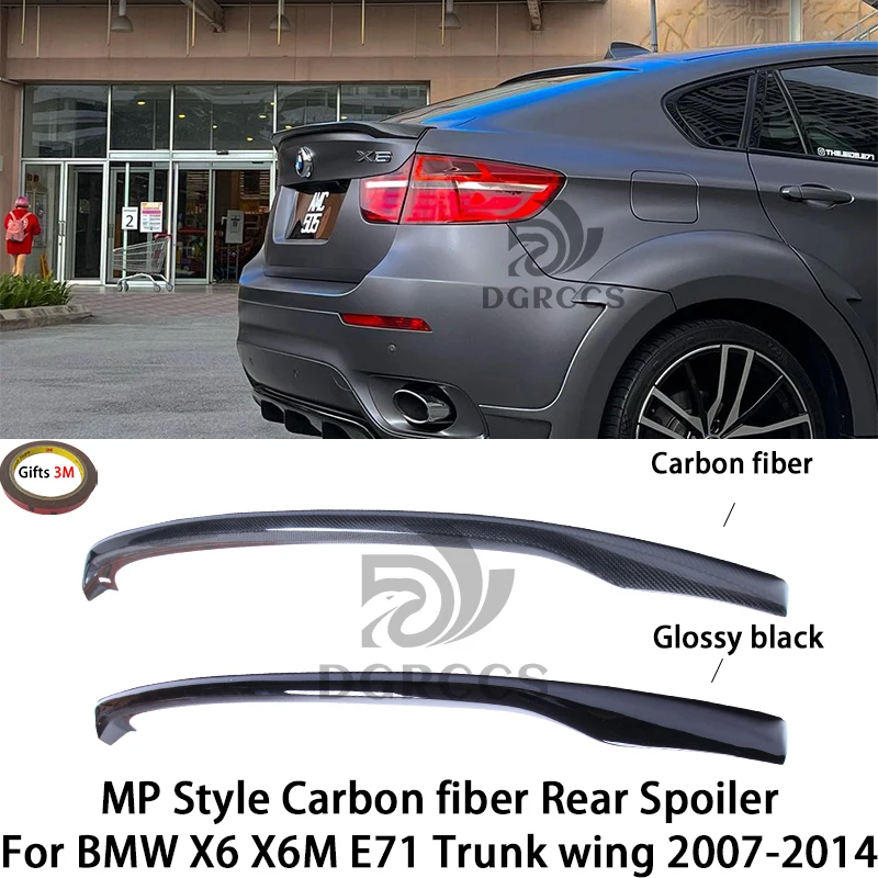 For BMW X6 X6M E71 MP Style Carbon fiber Rear Spoiler Trunk wing 2007-2014 Carbon fiber Glossy black
For BMW X6 X6M E71 MP Style Carbon fiber Rear Spoiler Trunk wing 2007-2014 Carbon fiber Glossy black