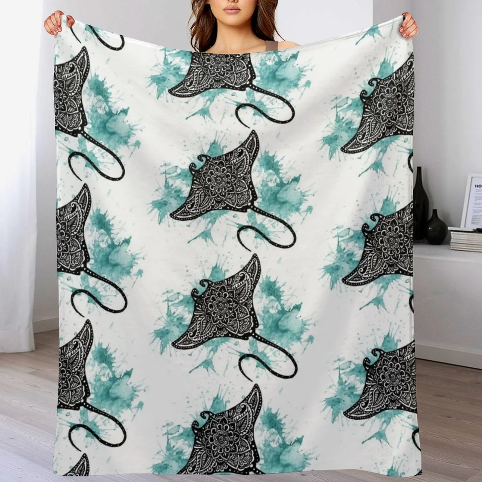 Stingray Splash Throw Blanket Fuzzy Plush Throw Blanket for Sofa Chair
Stingray Splash Throw Blanket Fuzzy Plush Throw Blanket for Sofa Chair