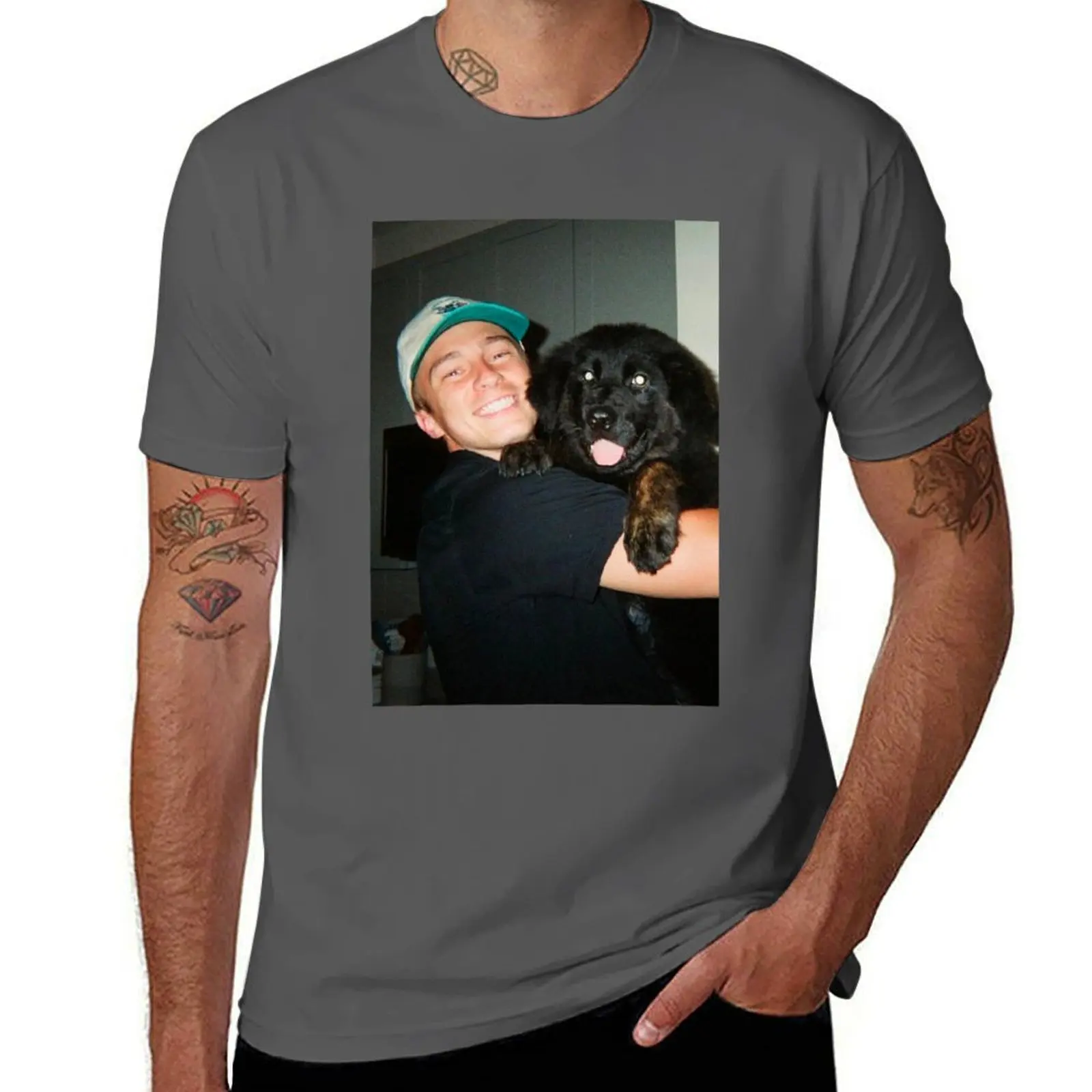 Drew Starkey and Puppy Merch T-Shirt luxury designer Luxury man kawaii clothes croswit shirt man plain white t shirts men
Drew Starkey and Puppy Merch T-Shirt luxury designer Luxury man kawaii clothes croswit shirt man plain white t shirts men