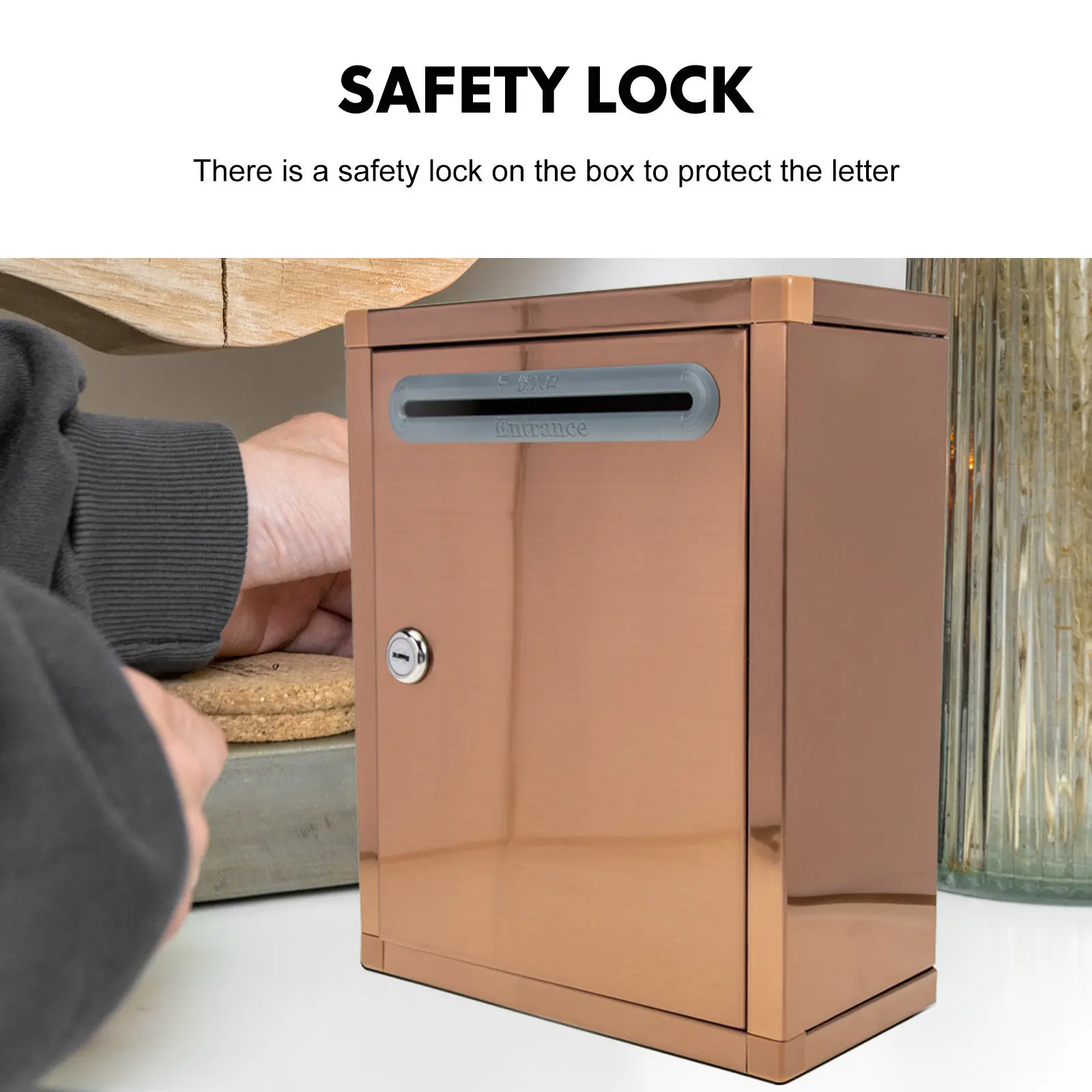 Lockable Suggestion Box Stainless Steel Metal Waterproof Donation Reporting Complaint Storage Box Classroom Public Letter Voting
Lockable Suggestion Box Stainless Steel Metal Waterproof Donation Reporting Complaint Storage Box Classroom Public Letter Voting