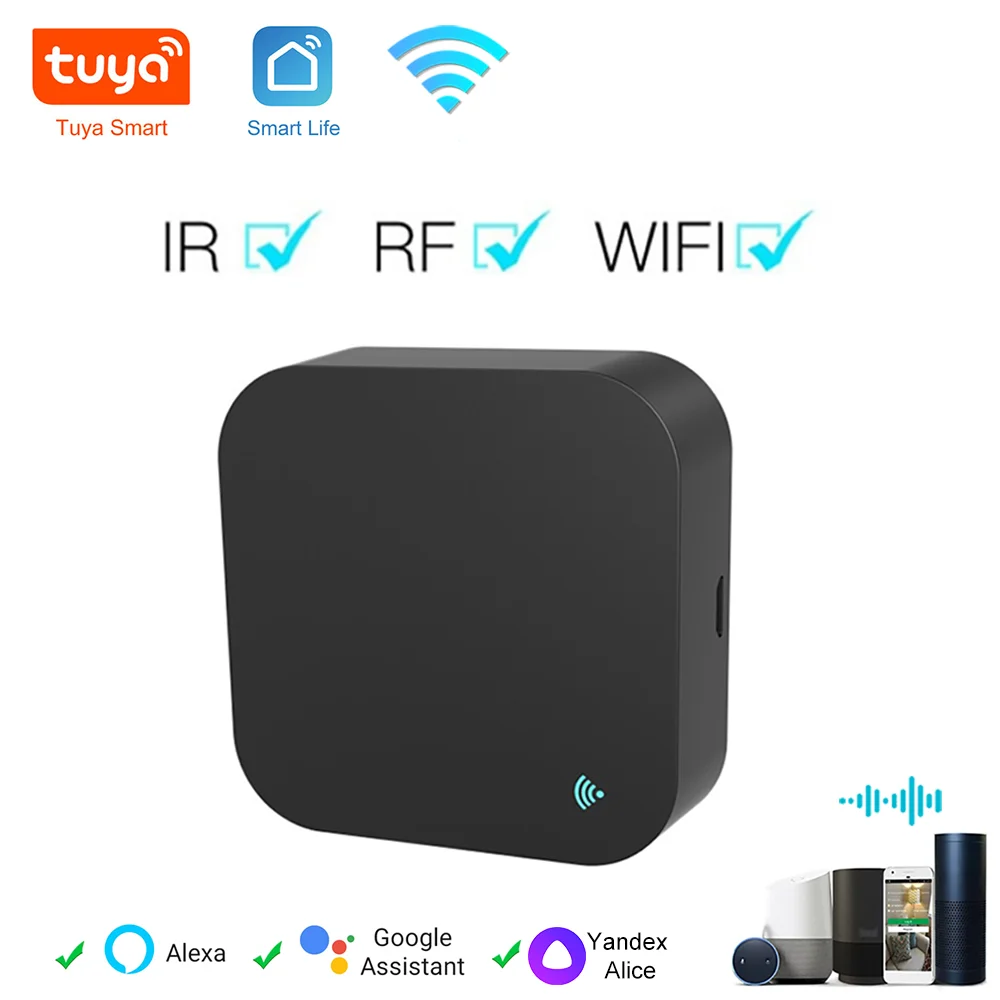 Поддержка Tuya Smart Life Alexa Google Assistant Инфракрасный контроллер через для кондиционера ТВ WiFi Smart IR Remote Control Tuya
Поддержка Tuya Smart Life Alexa Google Assistant Инфракрасный контроллер через для кондиционера ТВ WiFi Smart IR Remote Control Tuya