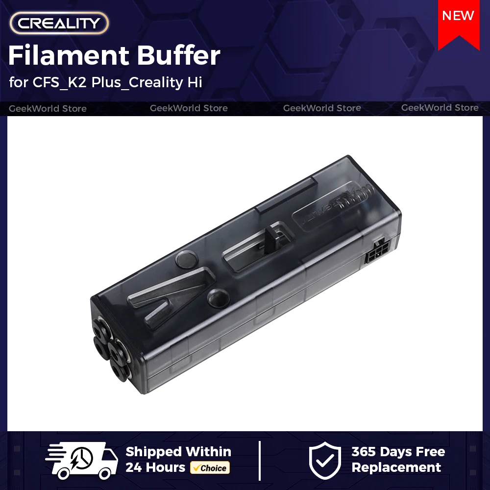 Оригинальный комплект буферов Creality CFS, комплект буферов_MF003_BUFFER_без привода двигателя_без главного управления, 1 шт. для деталей 3D-принтера K2 Plus CFS
Оригинальный комплект буферов Creality CFS, комплект буферов_MF003_BUFFER_без привода двигателя_без главного управления, 1 шт. для деталей 3D-принтера K2 Plus CFS