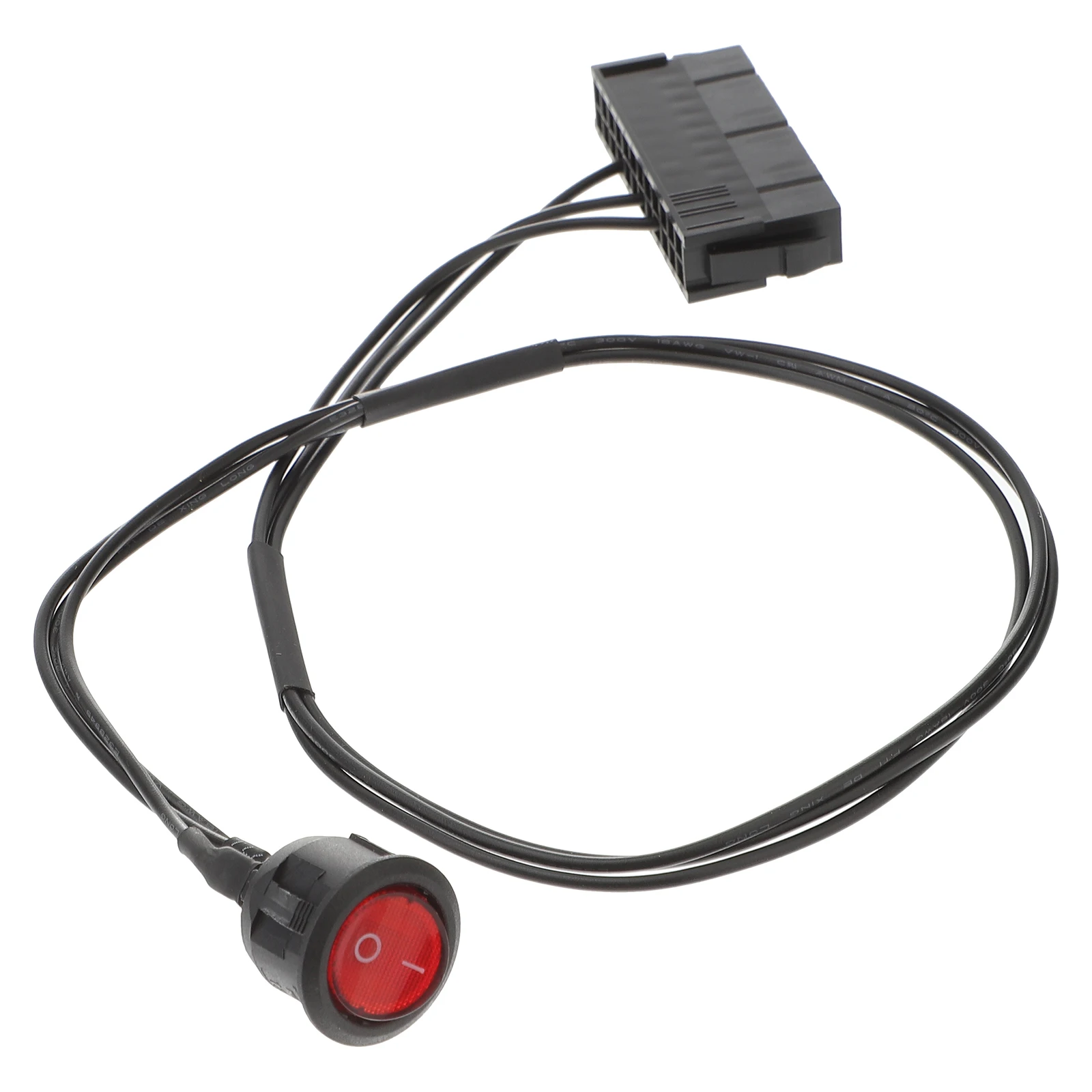 18AWG Full Copper ATX 24PIN Power Supply Switch Cable Black Tinned LED Button Motherboard Tester Jumper Bridge Adapter
18AWG Full Copper ATX 24PIN Power Supply Switch Cable Black Tinned LED Button Motherboard Tester Jumper Bridge Adapter