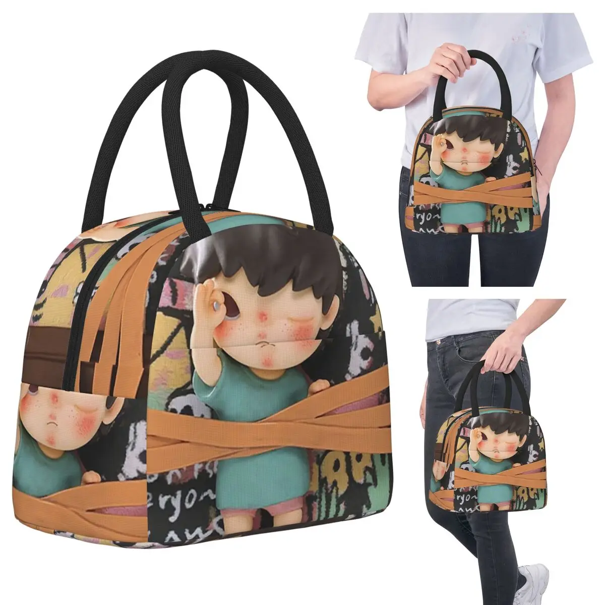 Hirono Seeing изолированная сумка для обеда для детей, школьный холодильник, термосумка для еды, портативный контейнер для ланч-боксов 
Hirono Seeing изолированная сумка для обеда для детей, школьный холодильник, термосумка для еды, портативный контейнер для ланч-боксов