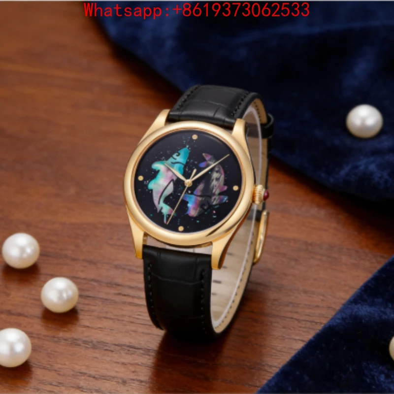 2026 New Custom Lacquer Conch Craft Koi Watch Men's Mechanical Movement New Chinese National Style
2026 New Custom Lacquer Conch Craft Koi Watch Men's Mechanical Movement New Chinese National Style