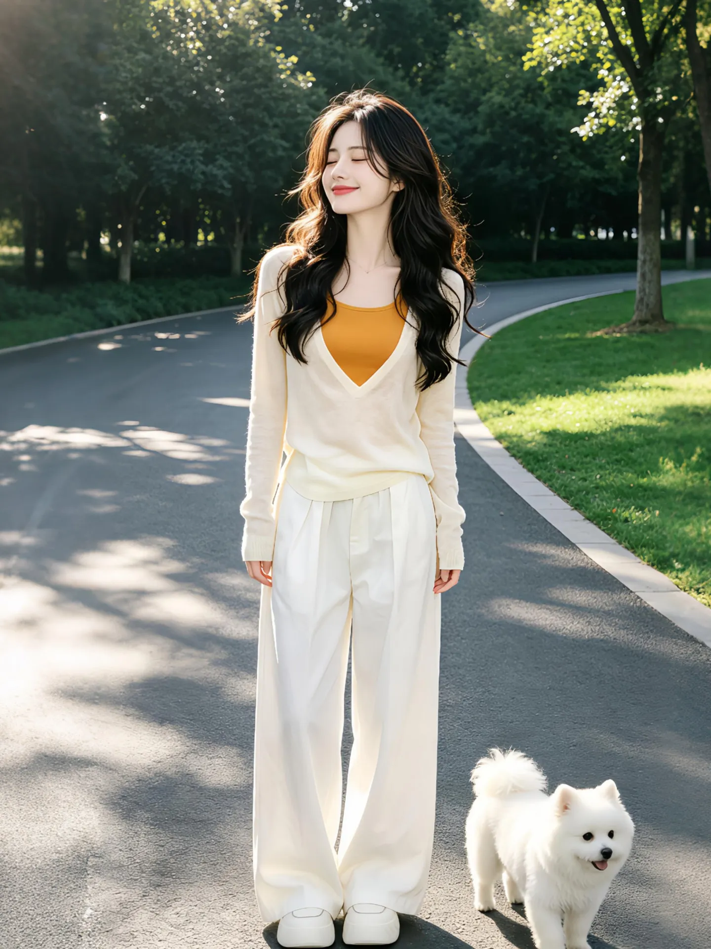 Women's Slim Fit Knitted Two-Piece Set V-Neck Summer Orange Tank Top Casual Comfortable Breathable Lightweight round Neck
Women's Slim Fit Knitted Two-Piece Set V-Neck Summer Orange Tank Top Casual Comfortable Breathable Lightweight round Neck
