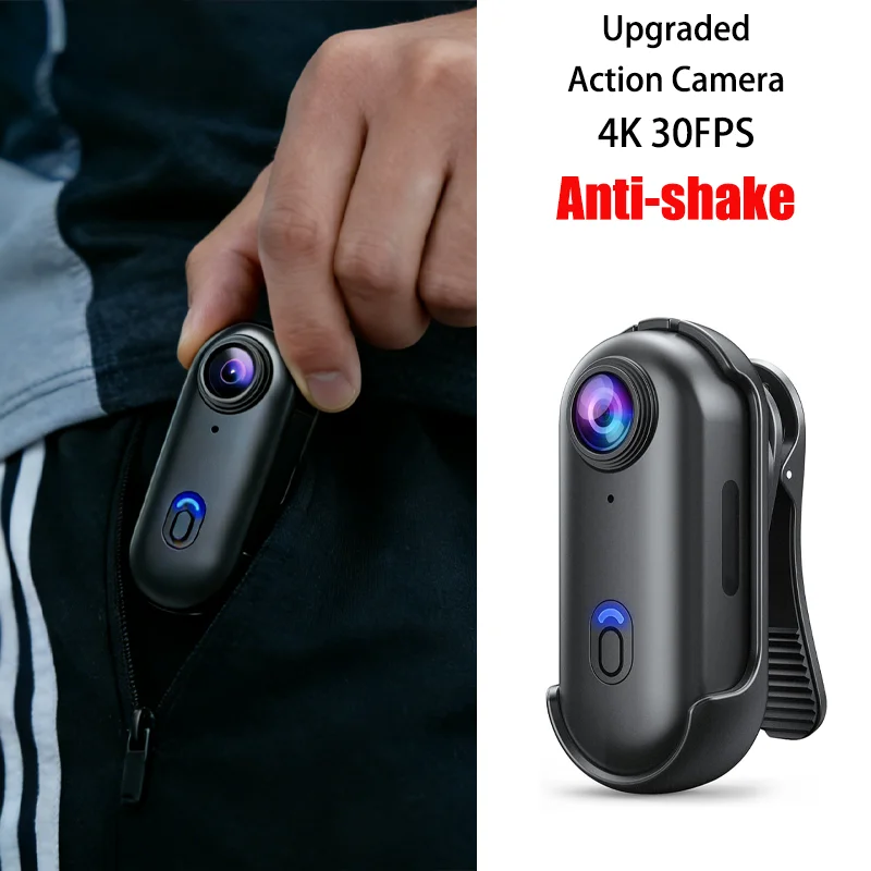 4K WiFi Camera Anti Shake EIS High Definition Recording Portable Design Magnet Pendant Back Clip Stable Support Long Record
4K WiFi Camera Anti Shake EIS High Definition Recording Portable Design Magnet Pendant Back Clip Stable Support Long Record