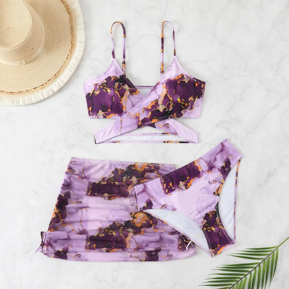Big Girls 3pack Tie Dye Bikini Sets Kids Swimsuit& Beach Skirts 13-16 Years Children's Swimwear 2026 Teenagers Girl Bathing Suit
Big Girls 3pack Tie Dye Bikini Sets Kids Swimsuit& Beach Skirts 13-16 Years Children's Swimwear 2026 Teenagers Girl Bathing Suit