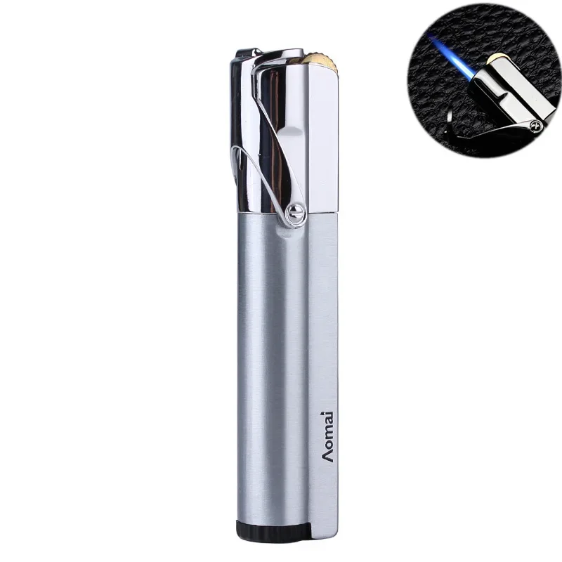 New Cigar Jet Torch Lighter Flame Adjustable Grinding Wheel Inflatable Lighters For Cigarette Kitchen For Men Gift
New Cigar Jet Torch Lighter Flame Adjustable Grinding Wheel Inflatable Lighters For Cigarette Kitchen For Men Gift