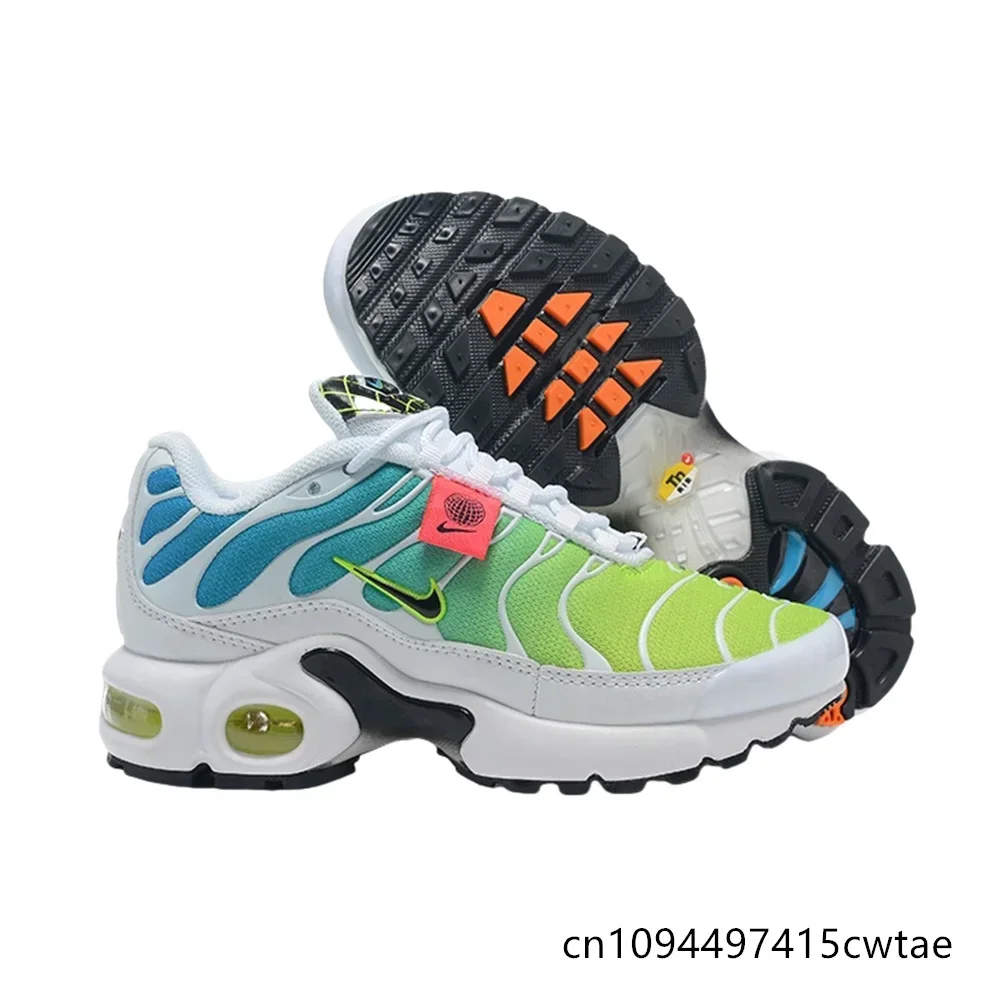 Nike Air Max Plus Casual Comfortable Wear-resistant Breathable Versatile Vintage Sports Running Shoes Kids Blue-green Gradient
Nike Air Max Plus Casual Comfortable Wear-resistant Breathable Versatile Vintage Sports Running Shoes Kids Blue-green Gradient