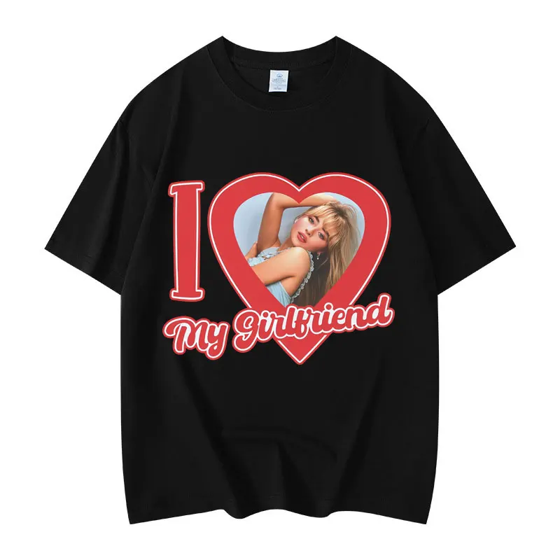I Love My Girlfriend Sabrina Carpenter T-shirt Fashion Aesthetic Short Sleeve T-shirts Men Women Clothing Casual Cotton T Shirts
I Love My Girlfriend Sabrina Carpenter T-shirt Fashion Aesthetic Short Sleeve T-shirts Men Women Clothing Casual Cotton T Shirts