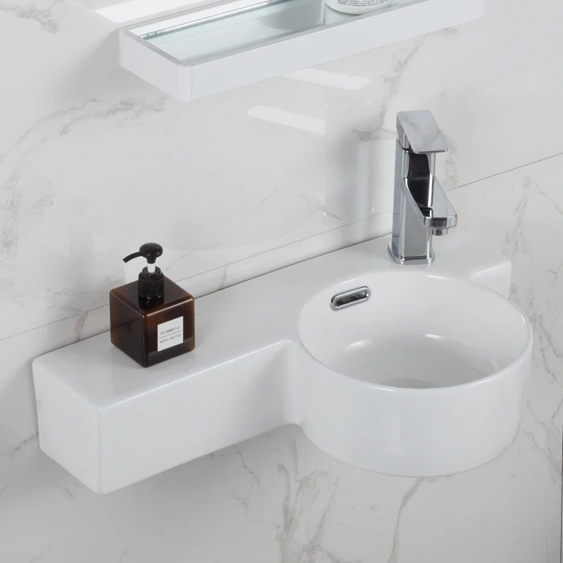 Wall-Mounted Wash Basin Mini Wash Basin Sink Narrow and Long P-Shaped Corner Basin Small Size Bathroom Wash Basin
Wall-Mounted Wash Basin Mini Wash Basin Sink Narrow and Long P-Shaped Corner Basin Small Size Bathroom Wash Basin