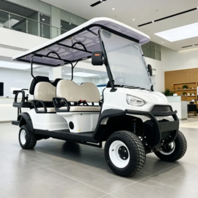 Practical Factory Off-Road Vehicle Electric Golf Cart For Golf Courses And Farms Bumper Off-Road Tires White Upholstered Seat
Practical Factory Off-Road Vehicle Electric Golf Cart For Golf Courses And Farms Bumper Off-Road Tires White Upholstered Seat