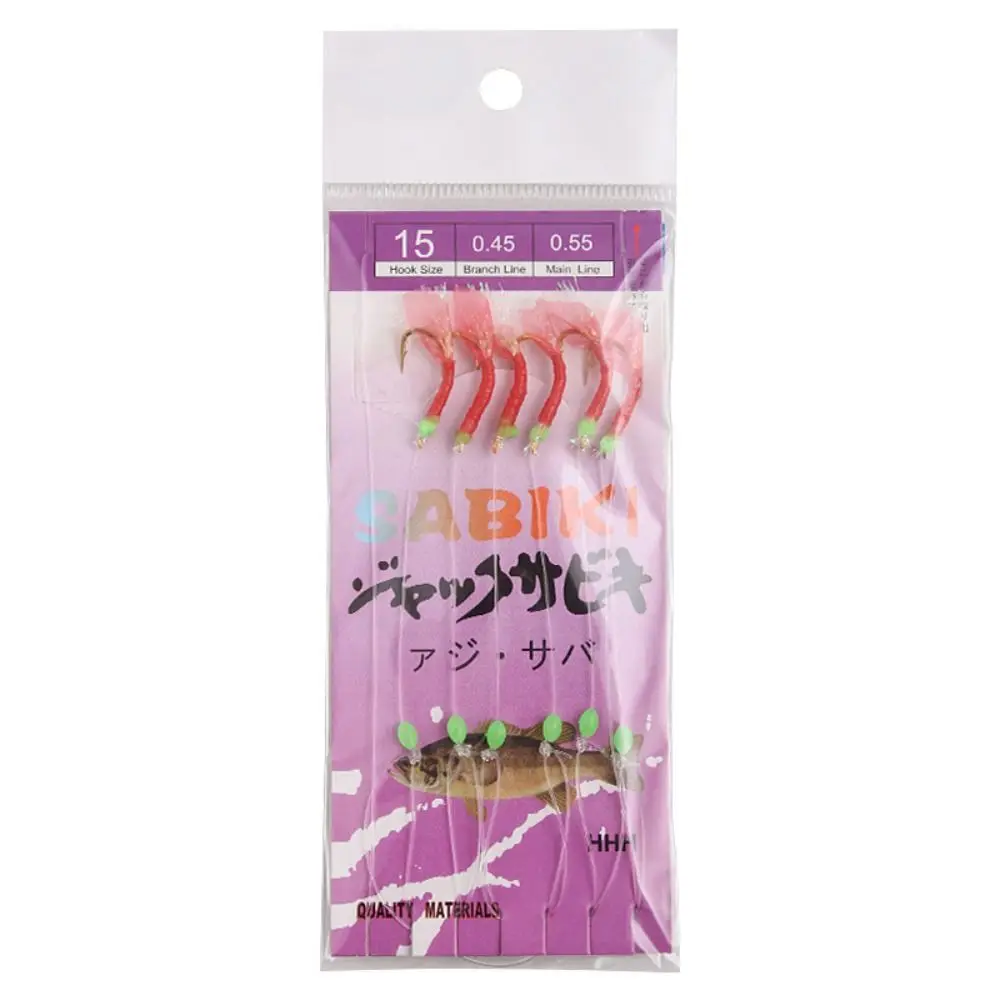 6Pcs/Set Golden Hooks Sabiki Rigs Carbon Steels Sea Bait Fishing String Hooks Tied Hooks Artificial Sabiki Lure Sea Fishing 
6Pcs/Set Golden Hooks Sabiki Rigs Carbon Steels Sea Bait Fishing String Hooks Tied Hooks Artificial Sabiki Lure Sea Fishing