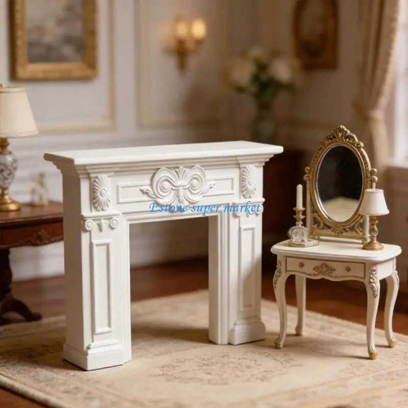 090B Elegant European Styles Fireplaces Model Figurine Living Room Ornament for Model
090B Elegant European Styles Fireplaces Model Figurine Living Room Ornament for Model