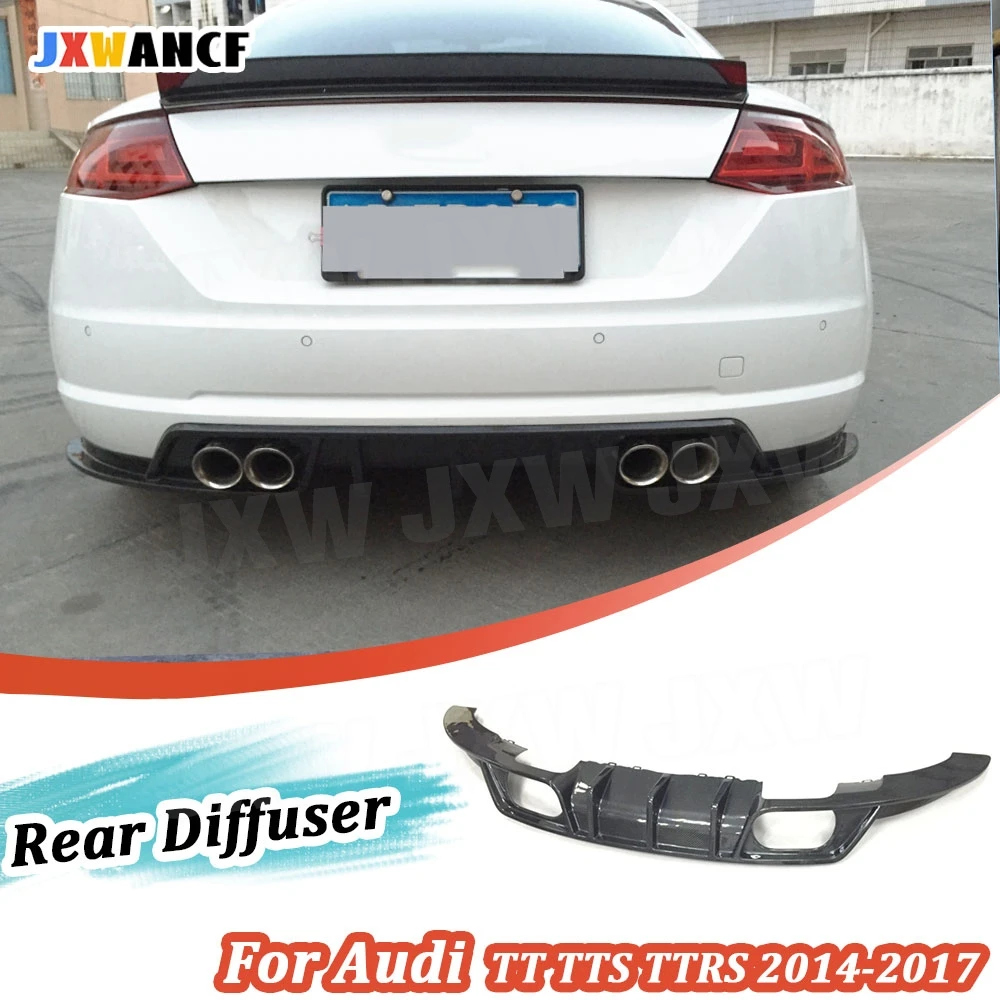 JXWANCF Carbon Fiber Rear Bumper Lip Diffuser For Audi TT TTS TTRS 2014-2017 Four Outlet exhaust Car FRP
JXWANCF Carbon Fiber Rear Bumper Lip Diffuser For Audi TT TTS TTRS 2014-2017 Four Outlet exhaust Car FRP