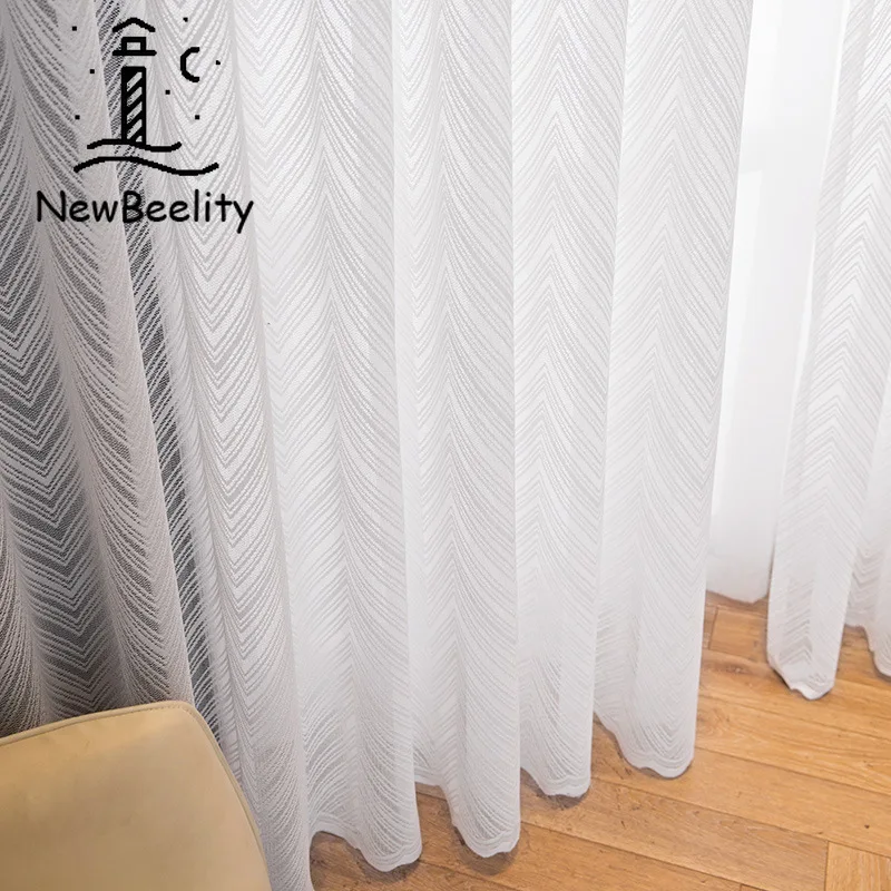 Modern Curtains for Living Dining Room Bedroom Simple White Wave Pattern Tulle Window Screen French Window Curtains for Kitchen
Modern Curtains for Living Dining Room Bedroom Simple White Wave Pattern Tulle Window Screen French Window Curtains for Kitchen