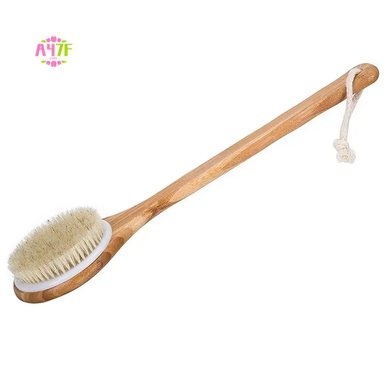A47F-Best Bath Dry Body Brush -Natural Boar Bristles Shower Back Scrubber With Long Handle For Cellulite, Exfoliation, Detox
A47F-Best Bath Dry Body Brush -Natural Boar Bristles Shower Back Scrubber With Long Handle For Cellulite, Exfoliation, Detox