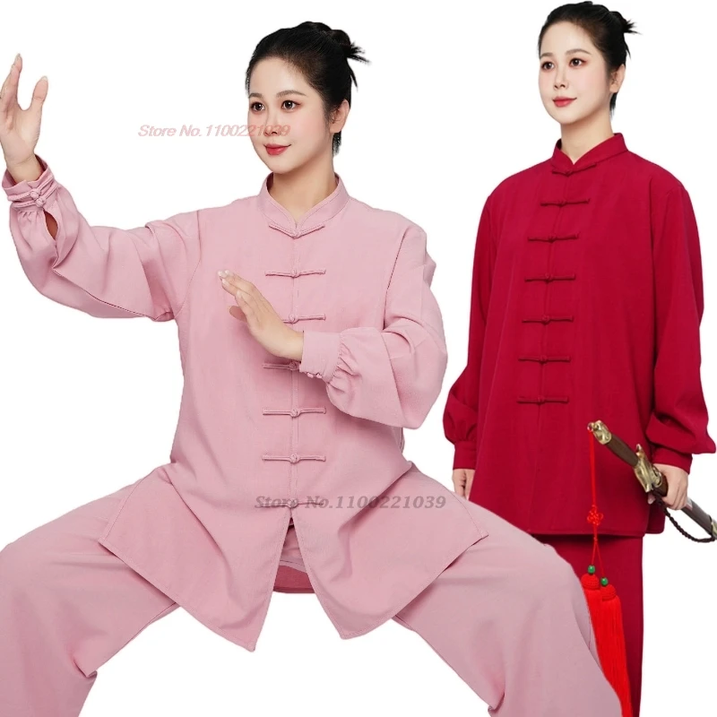 2025 chinese tai chi martial arts clothes traditional thicken cotton linen top+pants wingchun kungfu morning exercise uniform
2025 chinese tai chi martial arts clothes traditional thicken cotton linen top+pants wingchun kungfu morning exercise uniform