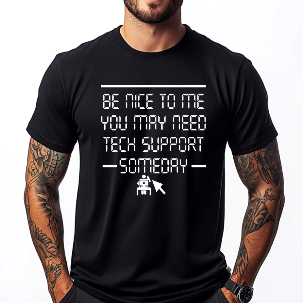 Funny Computer Programmer Be Nice Design For Computer Nerds Grey Shirt Graphic Tee Designer Clothes Men Korean
Funny Computer Programmer Be Nice Design For Computer Nerds Grey Shirt Graphic Tee Designer Clothes Men Korean