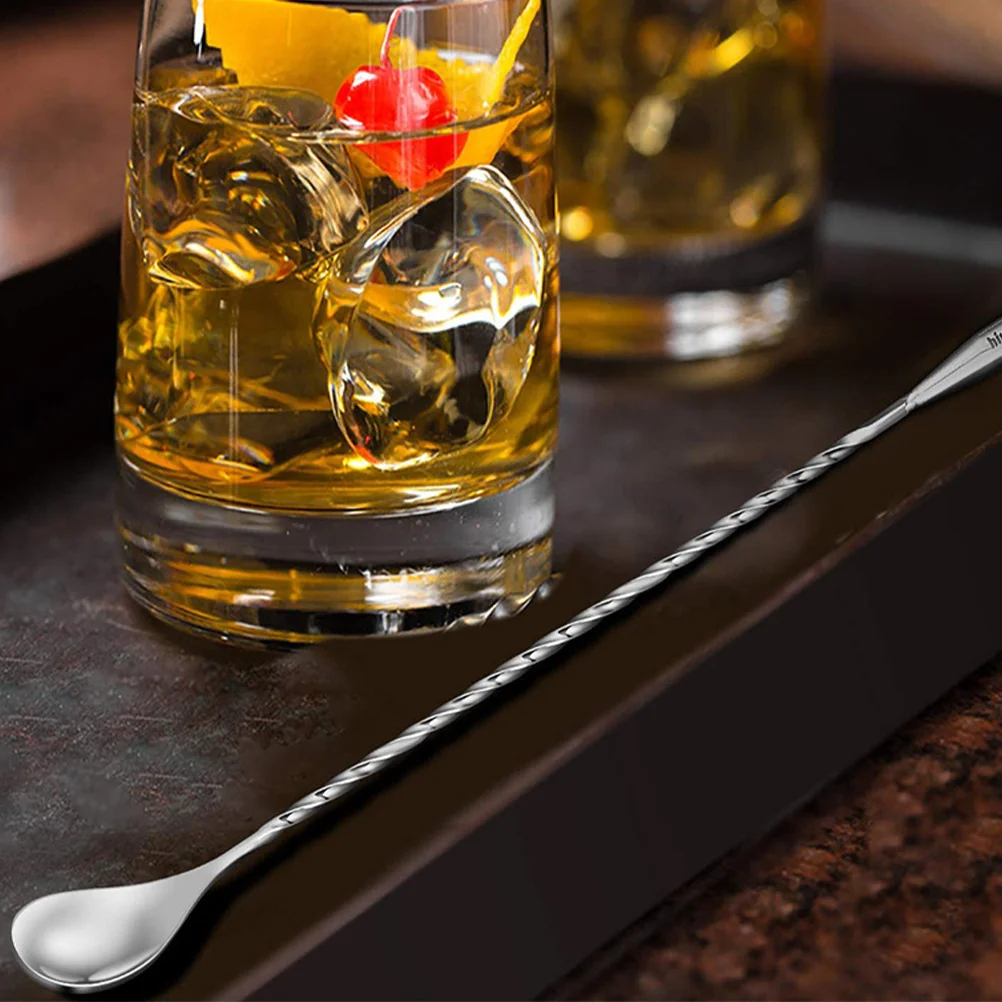 2Pcs Waterdrop Bar Mixing Spoons Stainless Steel Spiral Cocktail Coffee Stirrer Muddle Bar Tools Stirring Spoons
2Pcs Waterdrop Bar Mixing Spoons Stainless Steel Spiral Cocktail Coffee Stirrer Muddle Bar Tools Stirring Spoons