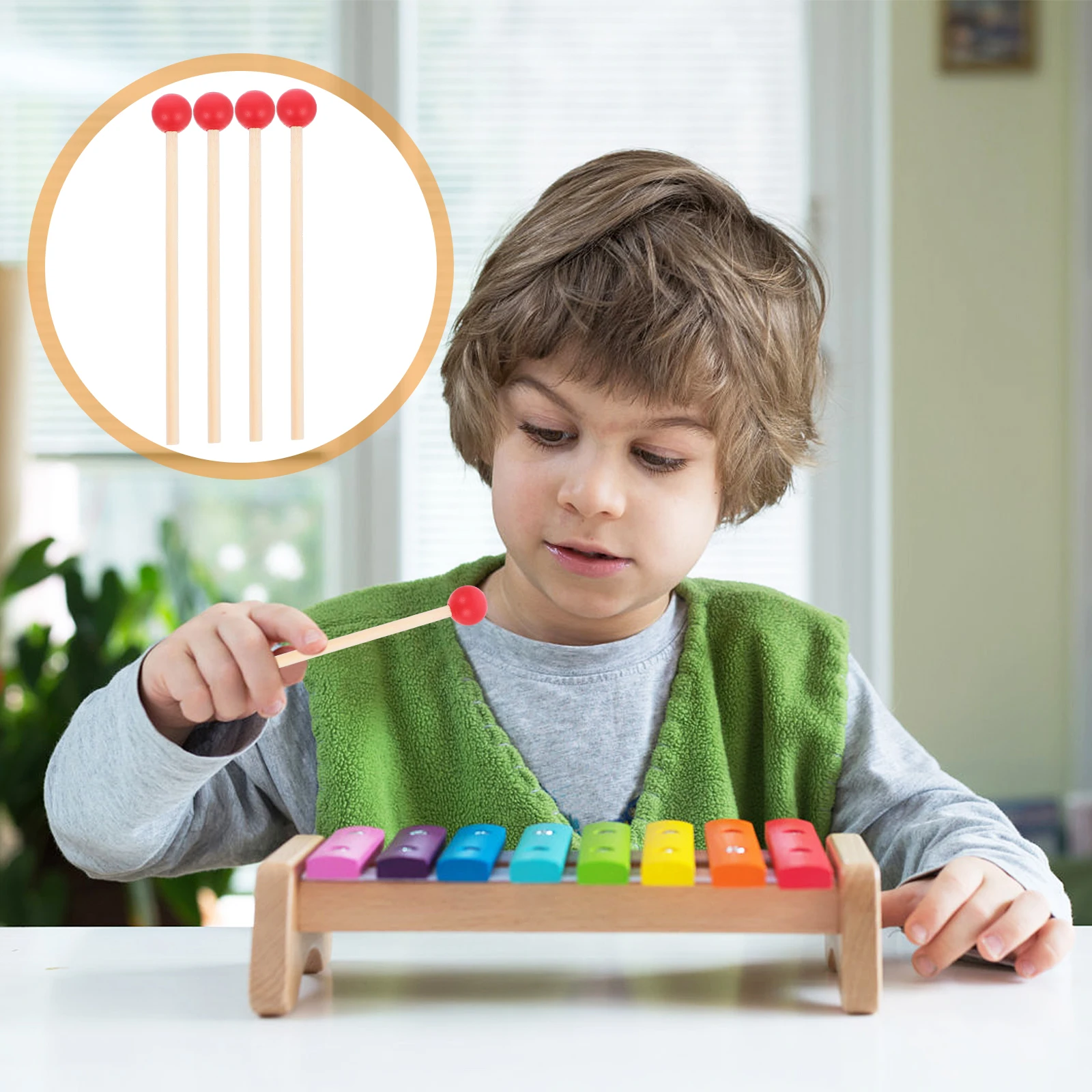 12pcs Wooden Drumsticks Durable Mallet Percussion Accessory Instrument Supply Musical Tools Eco Friendly Long Handles
12pcs Wooden Drumsticks Durable Mallet Percussion Accessory Instrument Supply Musical Tools Eco Friendly Long Handles